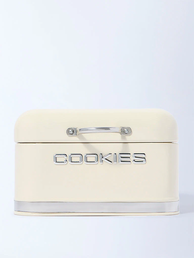Westside Home Ivory Cookies Box with Lid