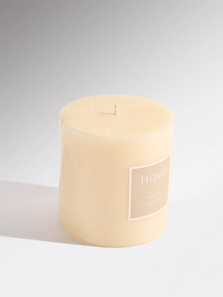 Westside Home Ivory Pillar Candle - Image 2