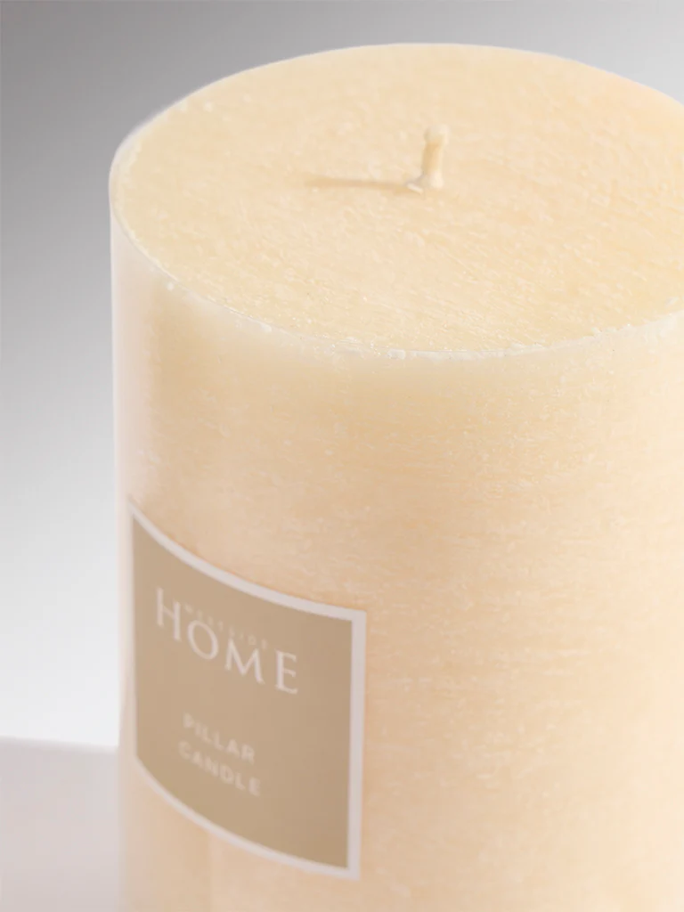 Westside Home Ivory Pillar Candle - Image 3