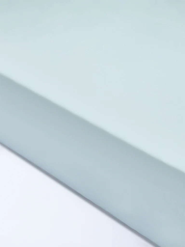 Westside Home Light Blue Solid King Bed Sheet Set - Image 2
