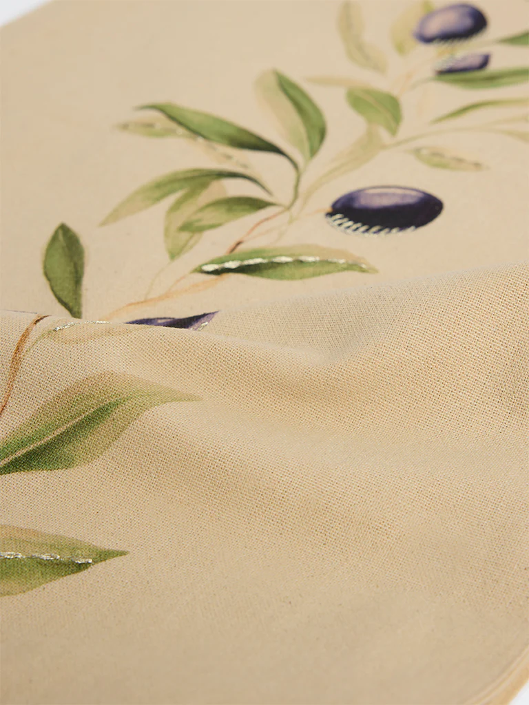Westside Home Multicolor Botanical Pattern Table Runner - Image 3