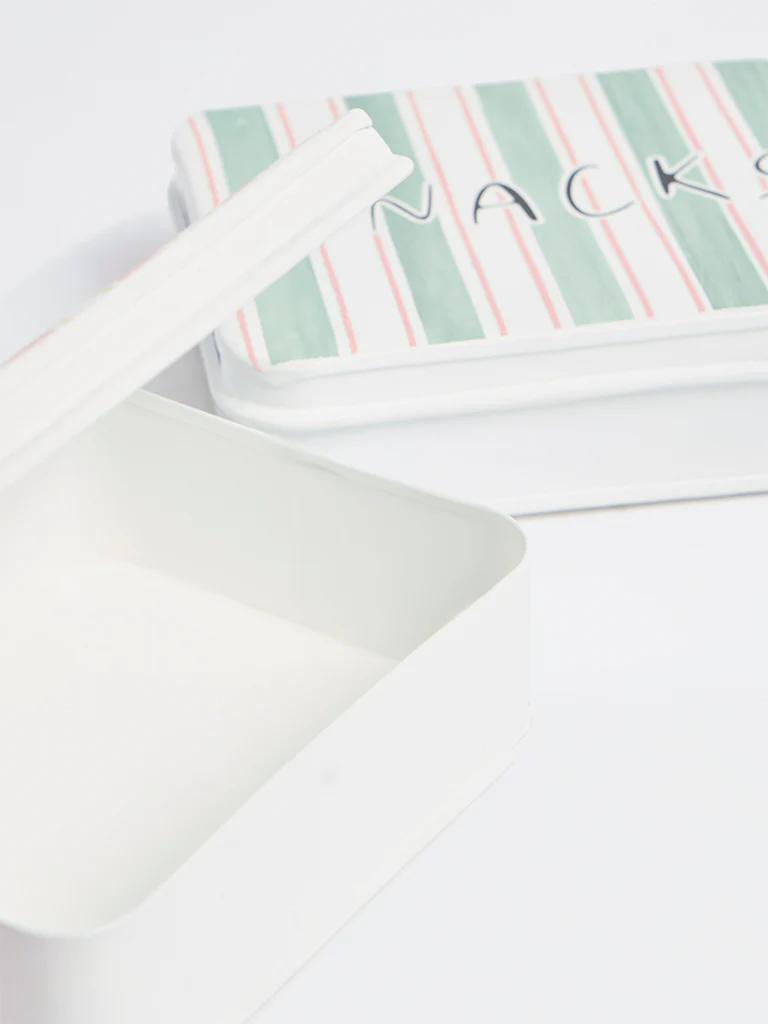 Westside Home Multicolor Striped Snacks Box (Set of 2) - Image 4