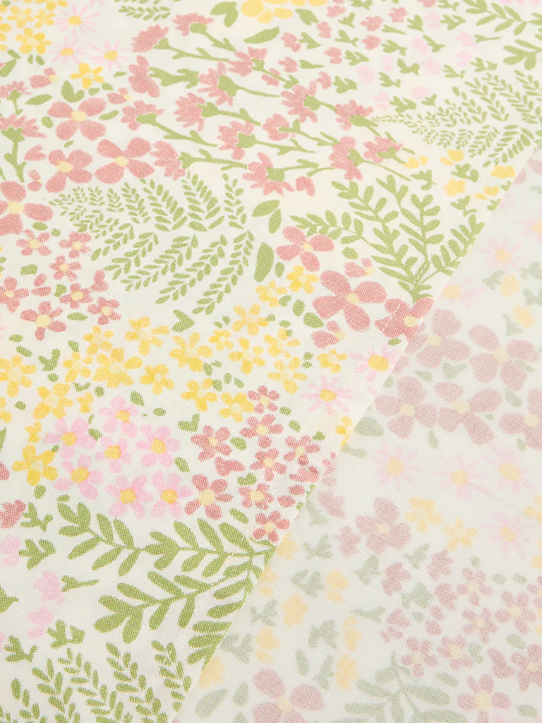 Westside Home Multicolour Botanical Printed Double Bed Sheet Set - Image 3