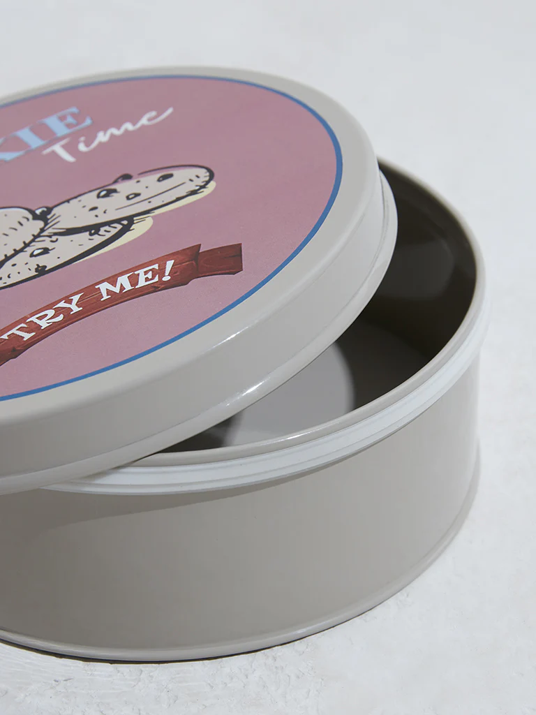Westside Home Multicolour Circular Cookies Container - Image 3