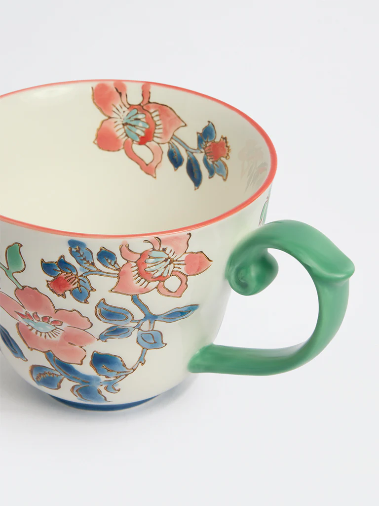 Westside Home Multicolour Floral Mug - Image 4
