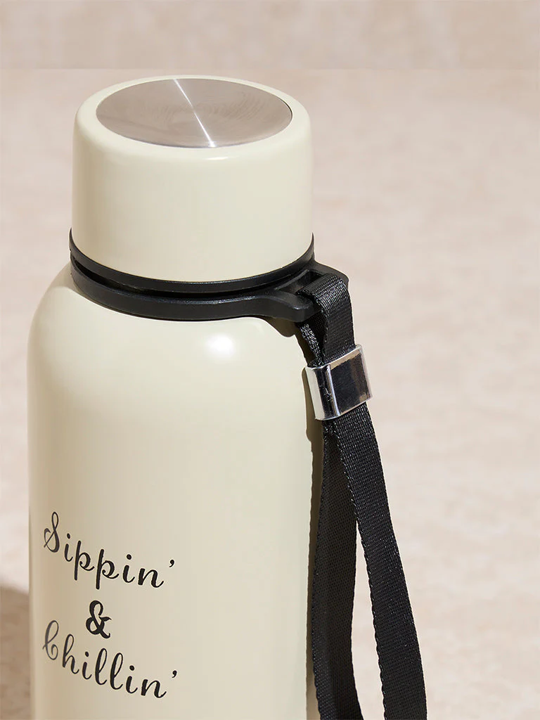 Westside Home Off-White Text Design Bottle - Image 3