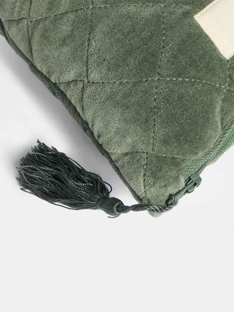 Westside Home Olive Quilted Pouch - Image 3