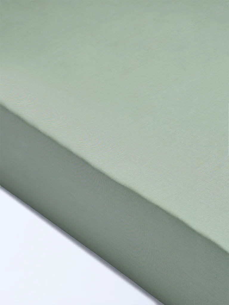 Westside Home Olive Solid King Bed Sheet Set - Image 2
