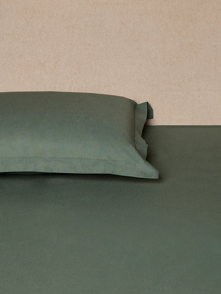 Westside Home Olive Solid King Bed Sheet Set