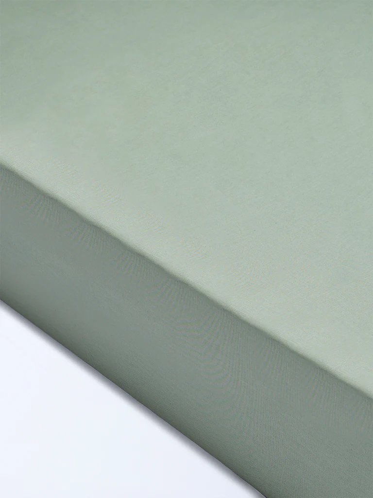 Westside Home Olive Solid King Bed Sheet Set - Image 2