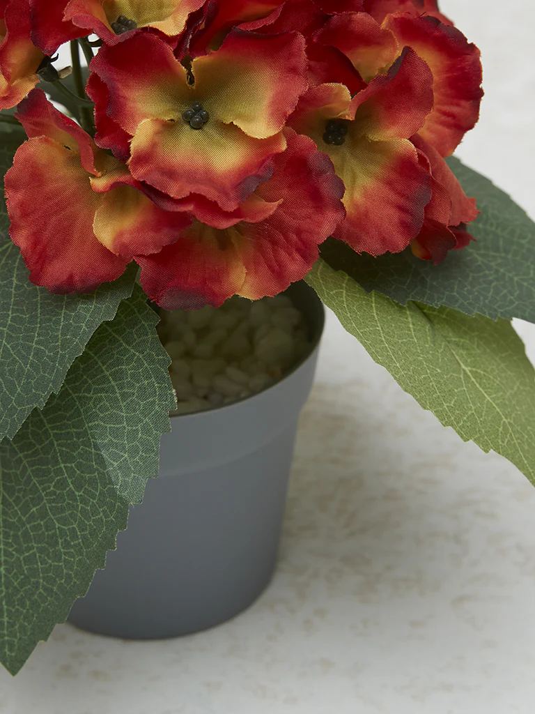 Westside Home Orange Potted Flower - Image 4