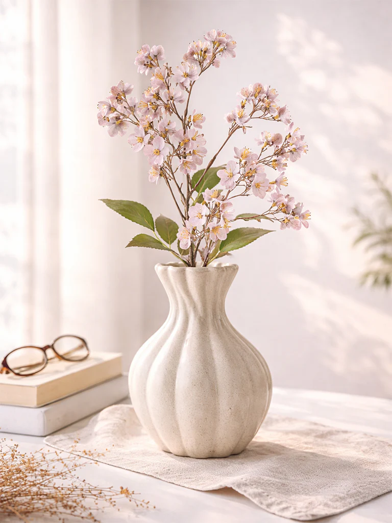 Westside Home Pink Artificial Star Flower