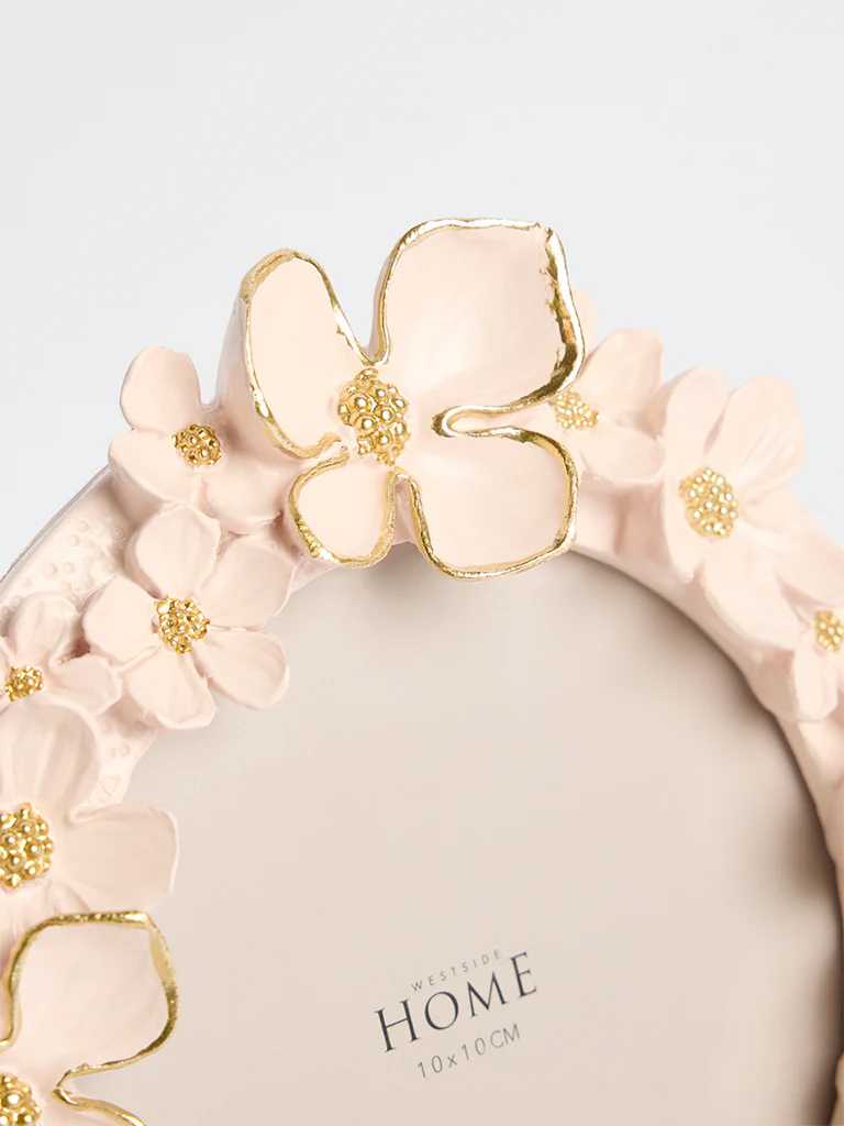 Westside Home Pink Flower-Design Photo Frame - Image 3