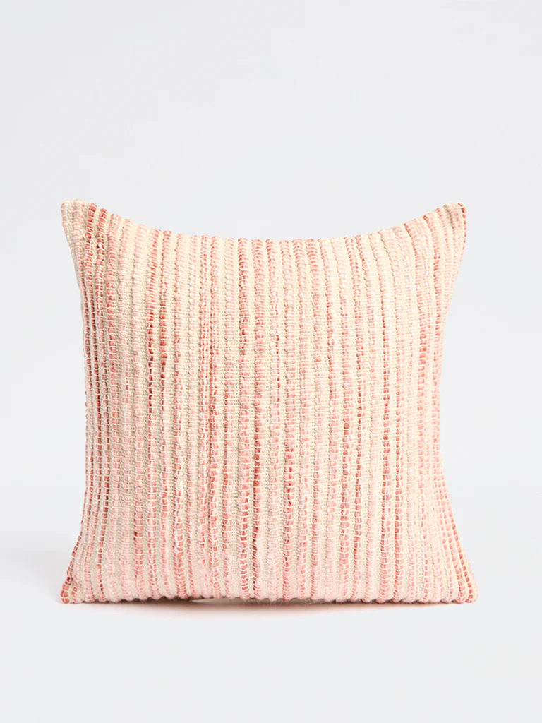 Westside Home Pink Graded Striped Cushion Cover