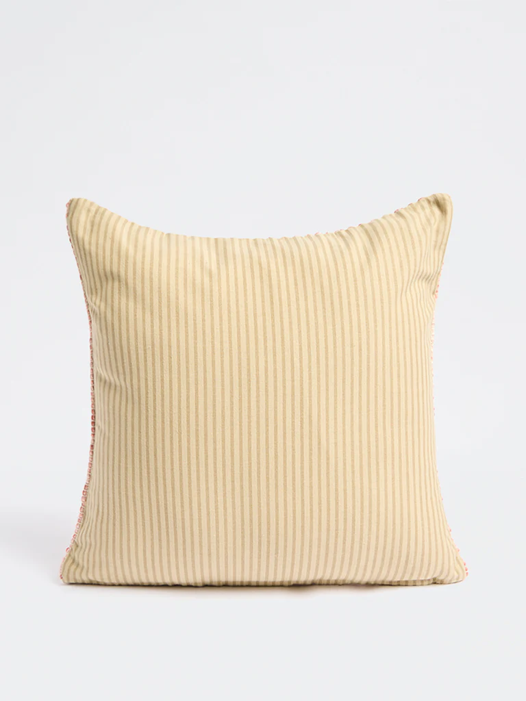 Westside Home Pink Graded Striped Cushion Cover - Image 4