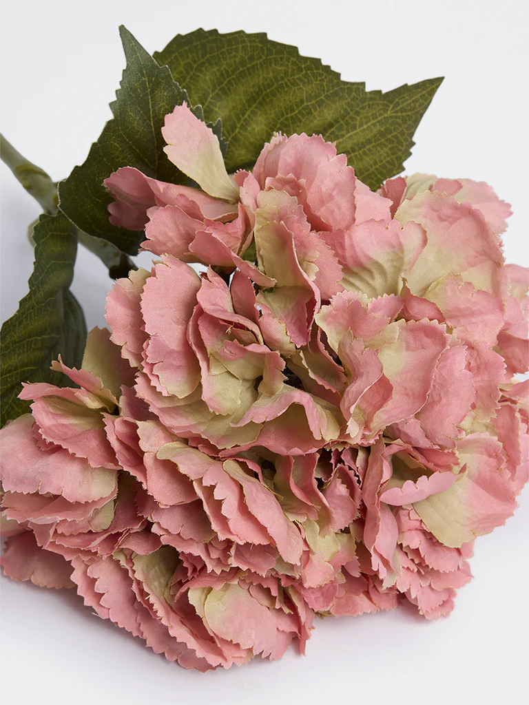Westside Home Pink Hydrangea Artificial Flower - Image 3