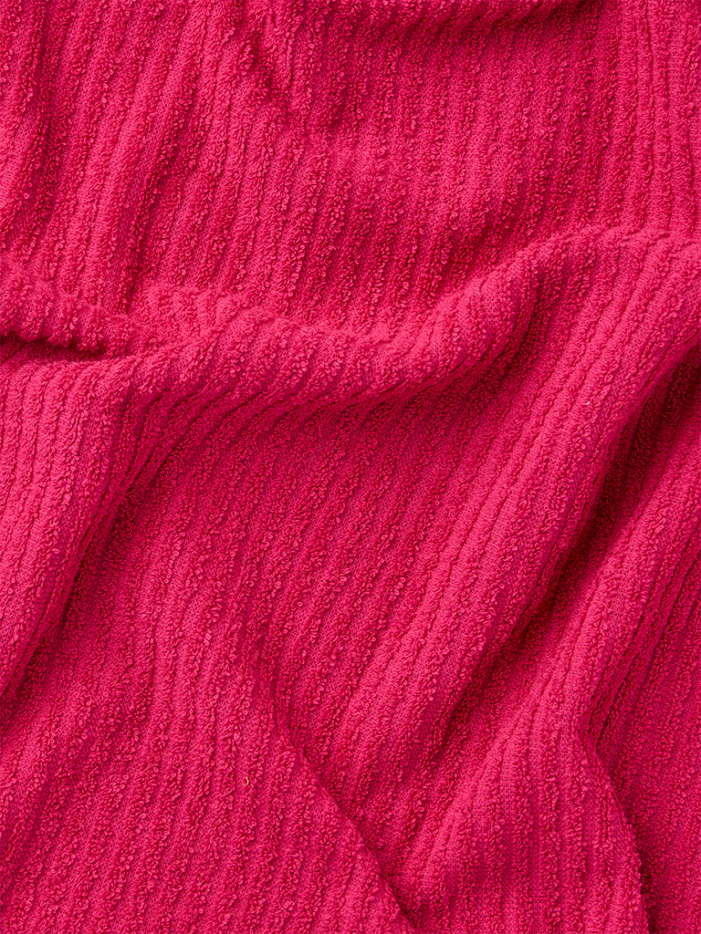 Westside Home Pink Self-Striped Bath Towel - Image 4