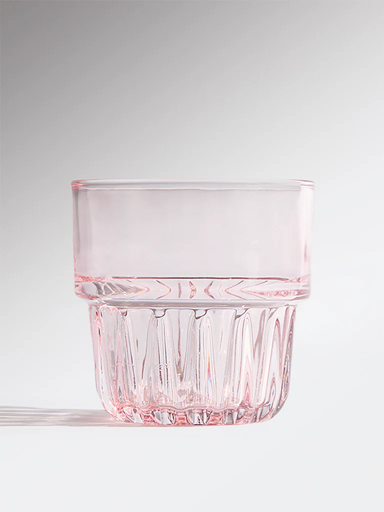 Westside Home Pink Stackable Glass - Image 2