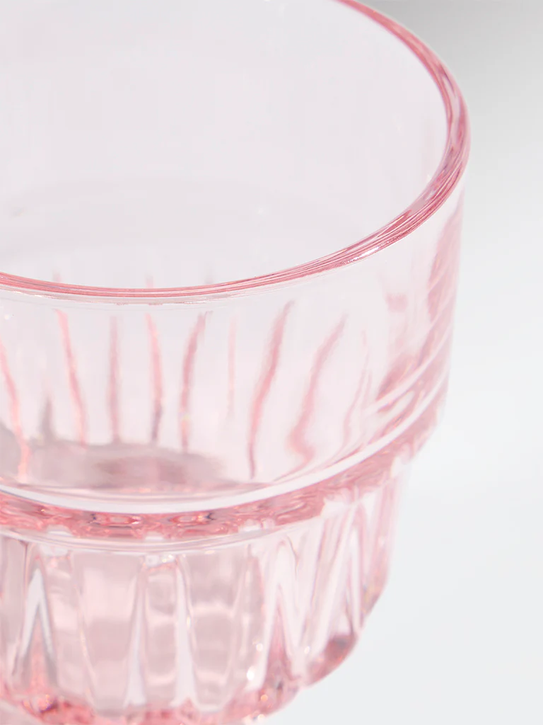 Westside Home Pink Stackable Glass - Image 4