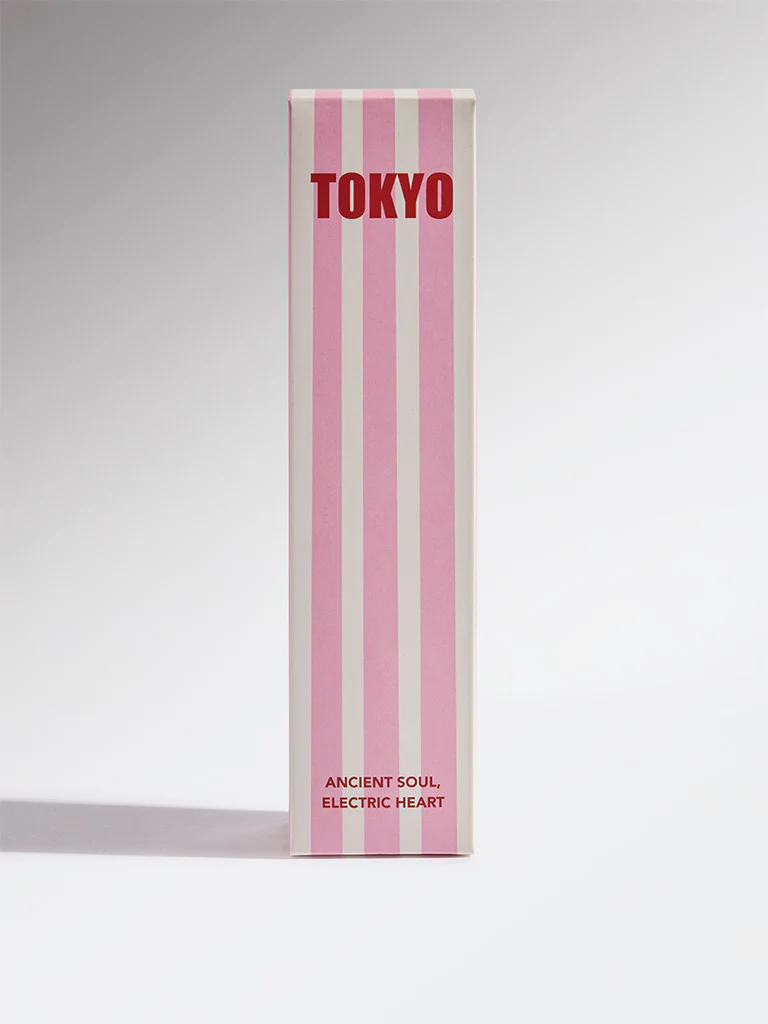 Westside Home Pink Tokyo Fragrance Diffuser with Five Reed Sticks