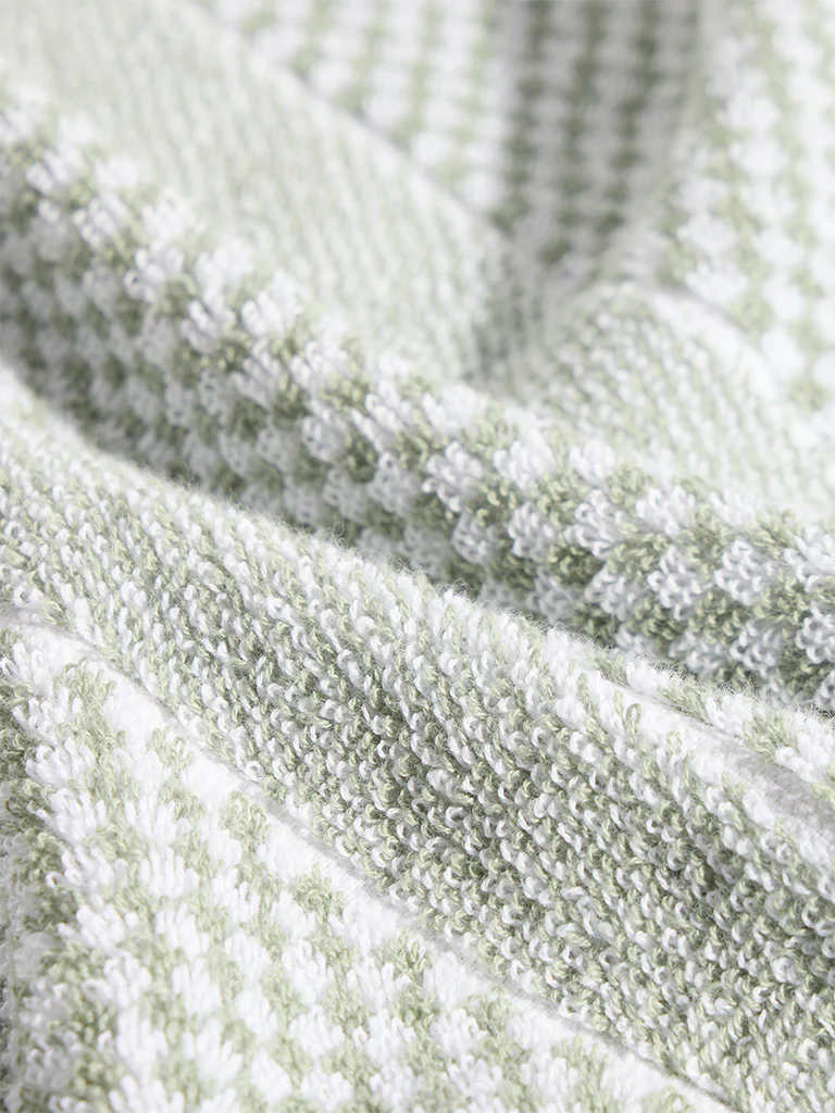 Westside Home Sage Popcorn Textured Hand Towel - Image 3