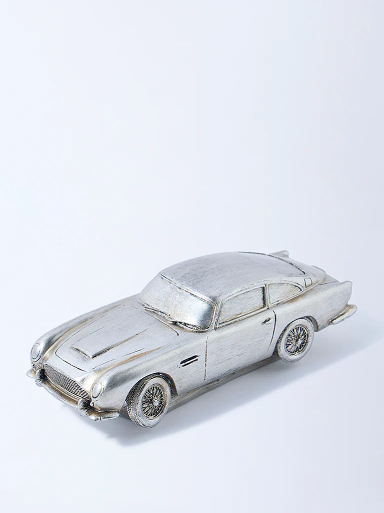 Westside Home Silver Aston Martin Car Decorative Object - Image 2