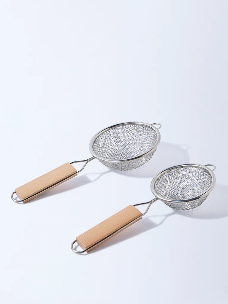 Westside Home Silver Strainers (Set of 2) - Image 2