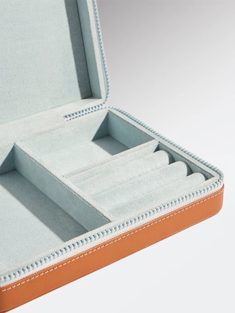 Westside Home Tan Jewellery Box - Small - Image 3