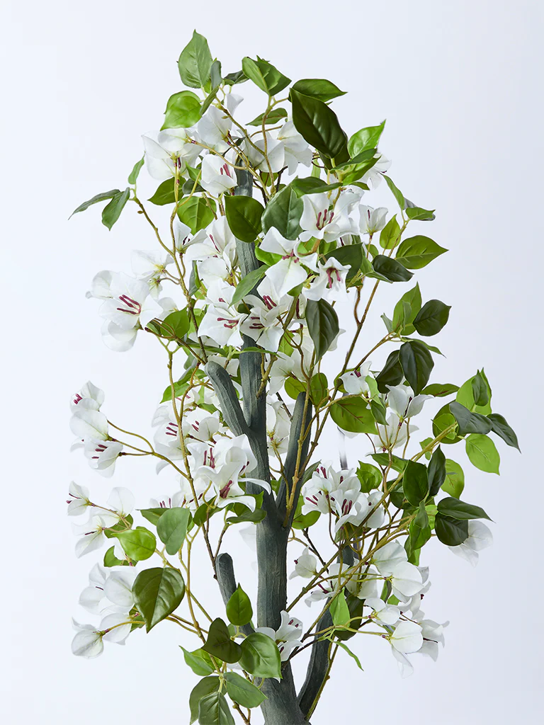 Westside Home White Artificial Bougainvillea Plant - Image 3