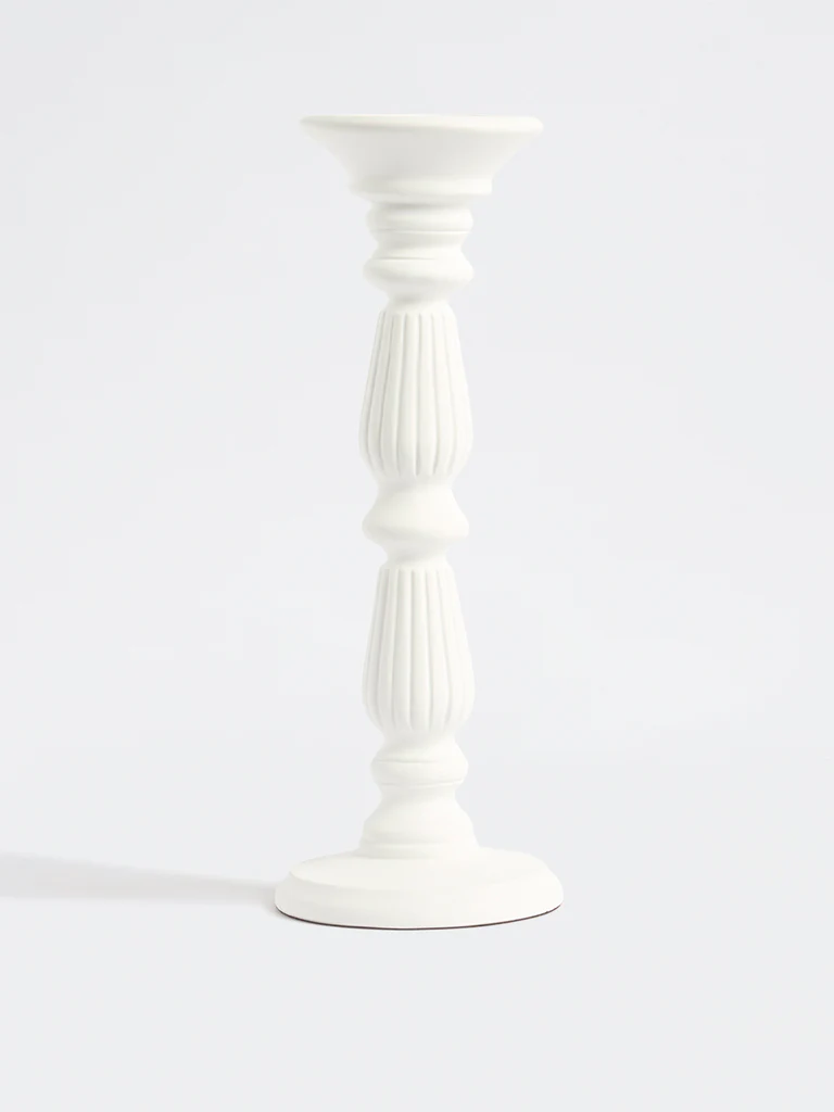 Westside Home White Candle Pillar - Image 2