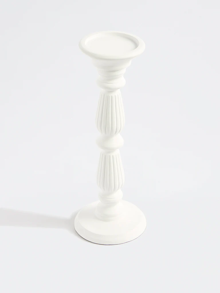 Westside Home White Candle Pillar - Image 3