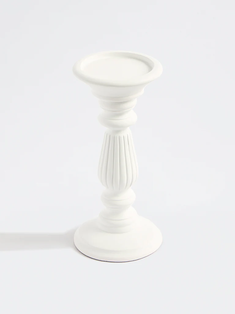 Westside Home White Candle Pillar - Image 3