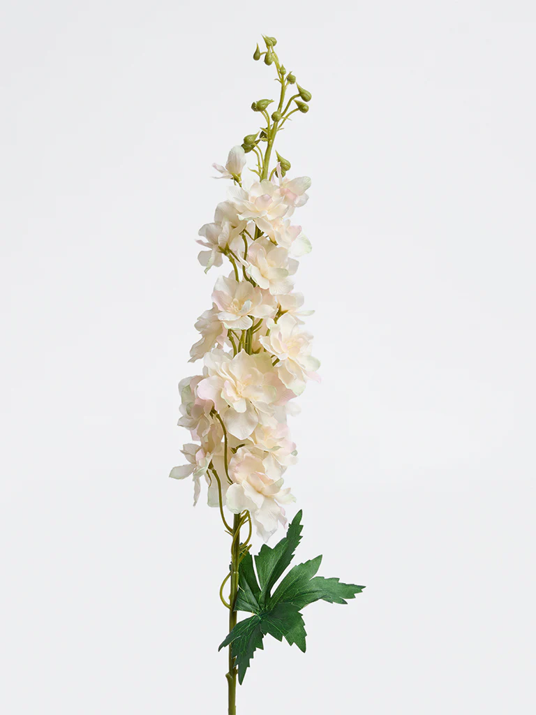 Westside Home White Delphinium Artificial Plant - Image 2