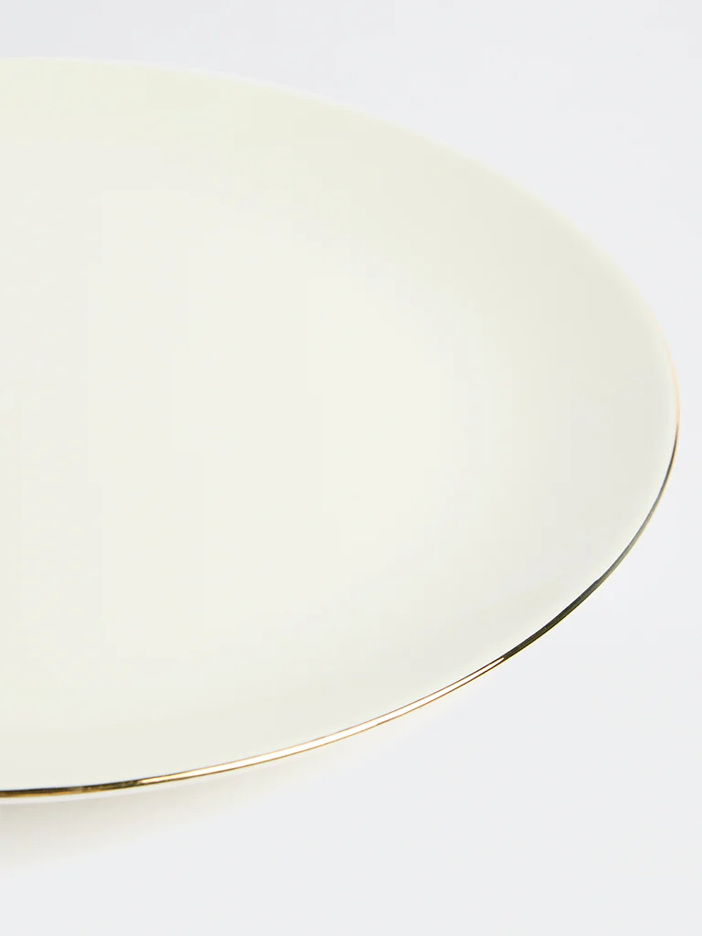 Westside Home White Dinner Plate - Image 3
