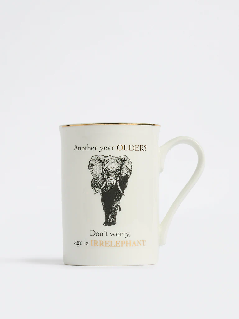 Westside Home White Graphic Printed Mug