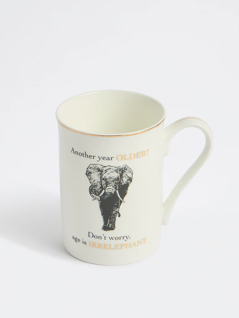 Westside Home White Graphic Printed Mug - Image 2