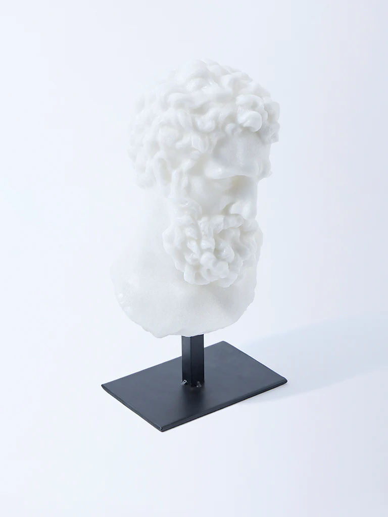 Westside Home White Hercules Decorative Object - Image 2