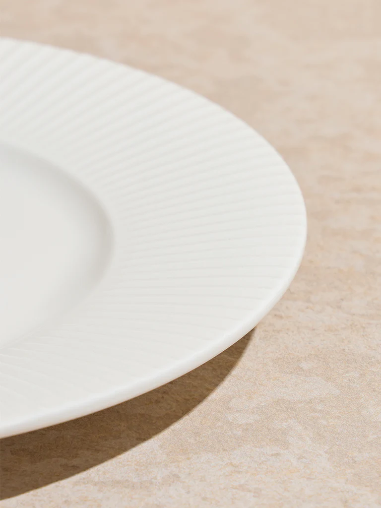 Westside Home White Ripple Side Plate - Image 3