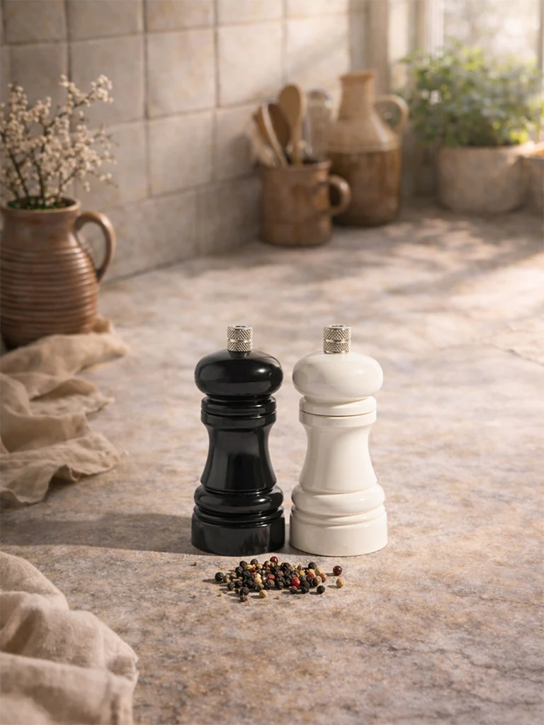 Westside Home White Salt Grinder