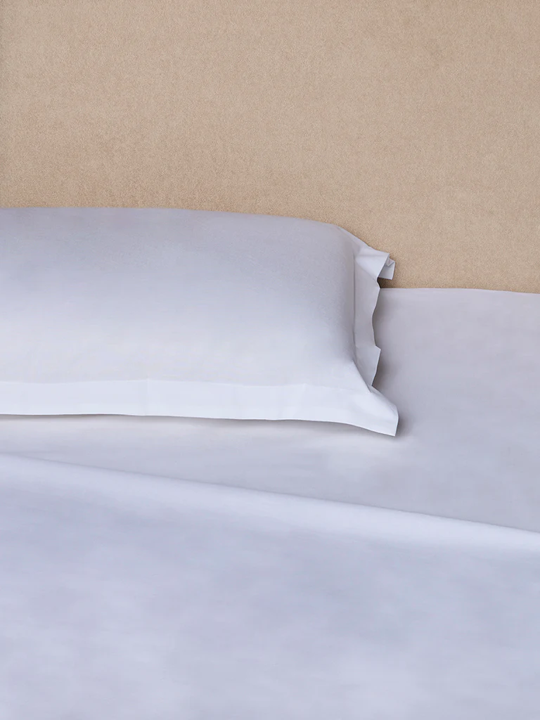 Westside Home White Solid King Bed Sheet Set