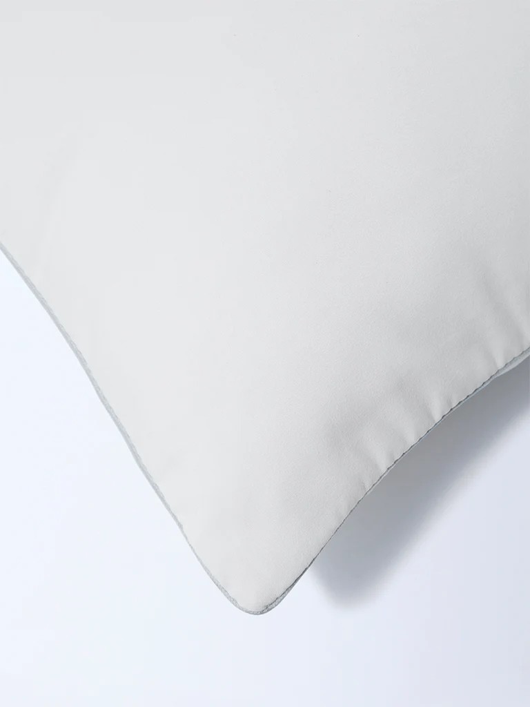 Westside Home White Solid Plush Pillow - Image 3