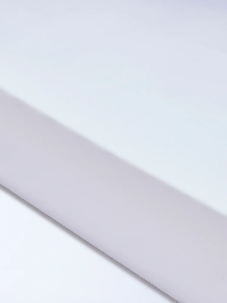 Westside Home White Solid Queen Bed Sheet Set - Image 2