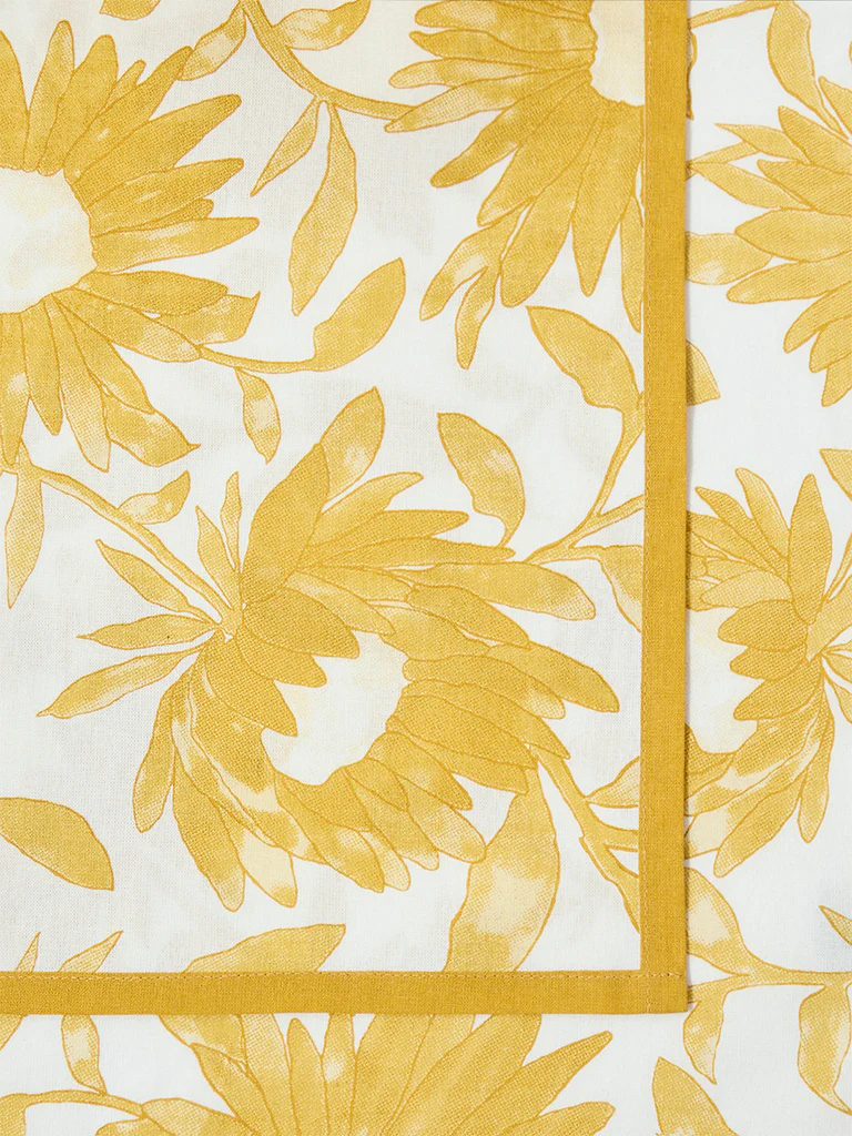 Westside Home Yellow Sunflower Design Table Runner - Image 3
