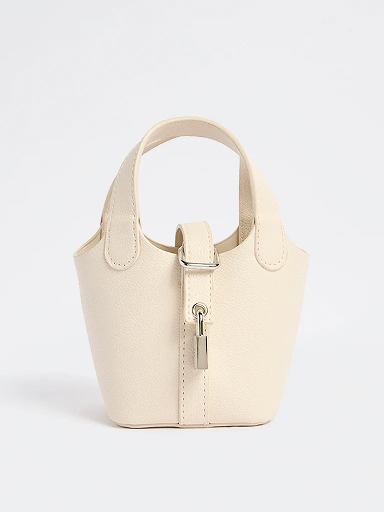 Westside Ivory Nano Bucket Bag