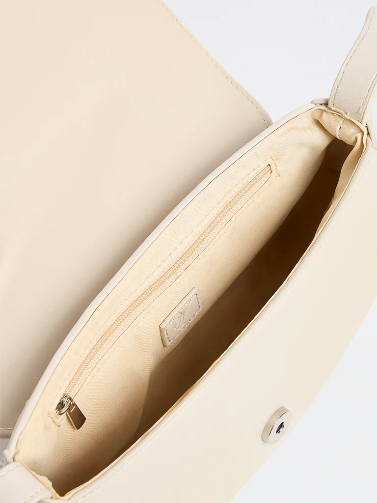 Westside Ivory Saddle Sling Bag - Image 4