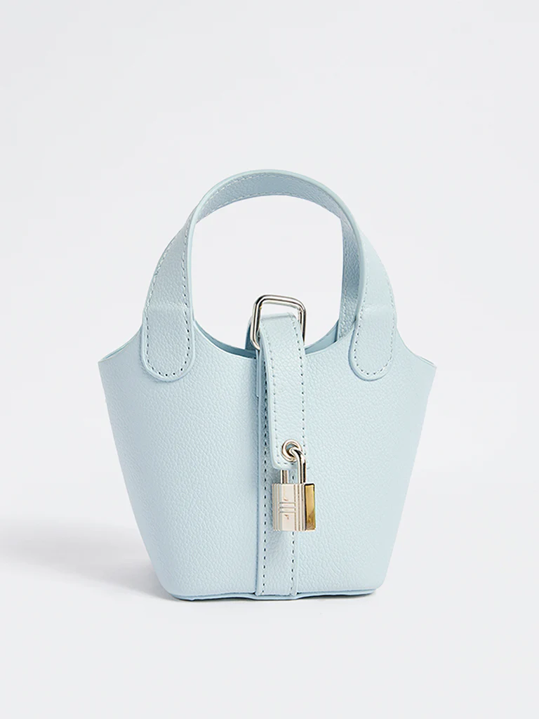 Westside Light Blue Nano Bucket Bag