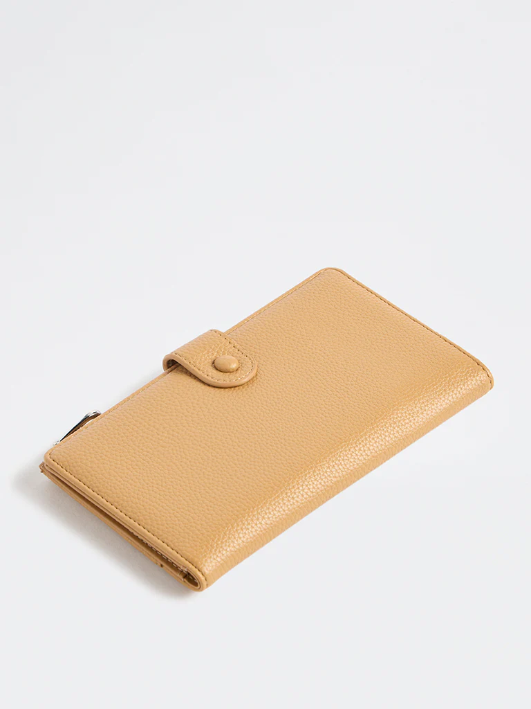 Westside Light Orange Textured Passport Holder - Image 2