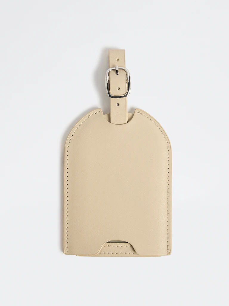 Westside Light Taupe Luggage Tag