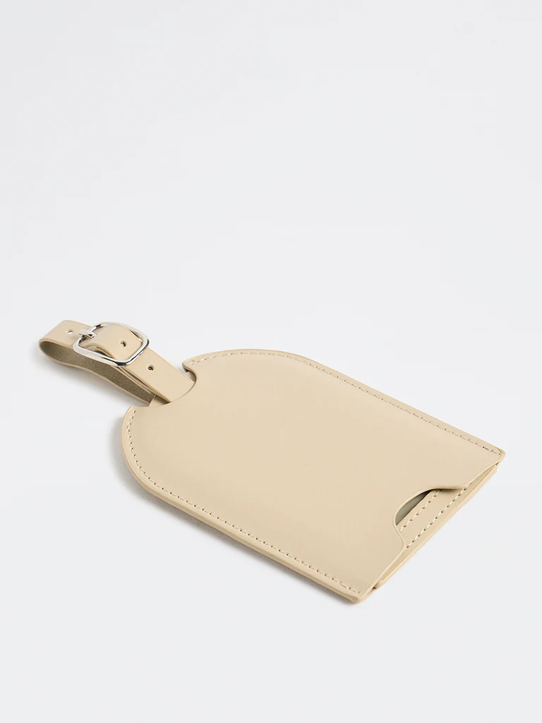 Westside Light Taupe Luggage Tag - Image 2