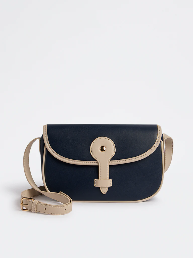 Westside Navy Nautical Sling Bag
